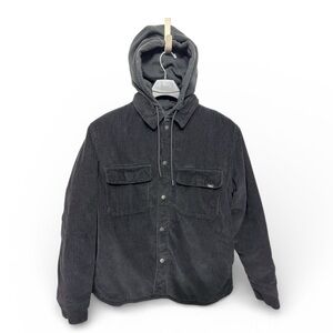 Zara Dnwr Men's‎ Black Corduroy Jacket with Hood